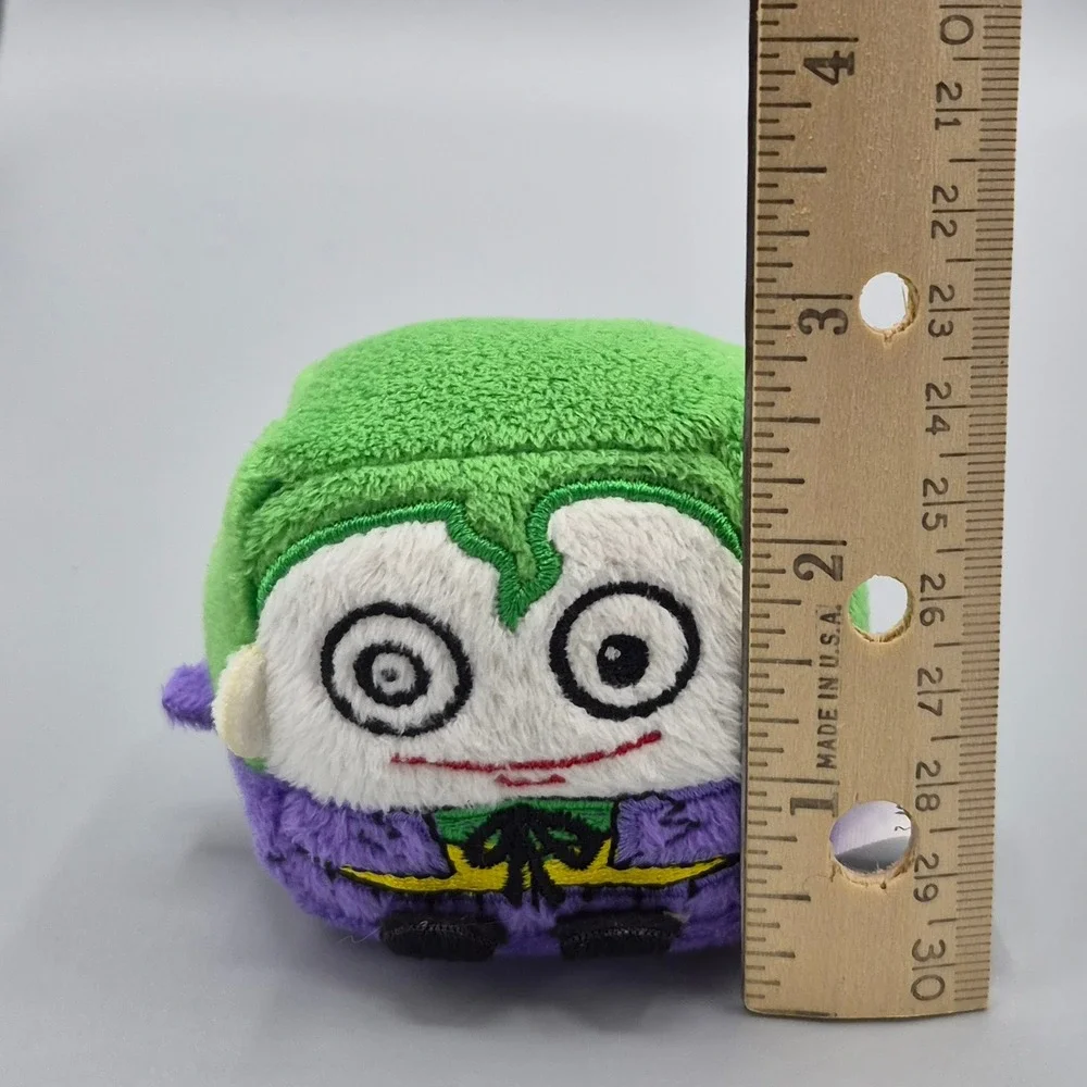 Six Flags DC Comics The Joker Plush Bean Bag Tsum Tsum Style Green Purple Batman